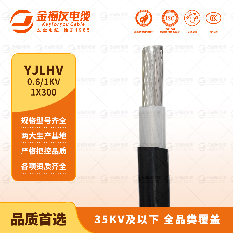 壹号娱乐产品-9.13-YJLHV--0.6-1KV-1X300